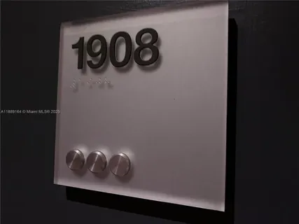 a close up of a door