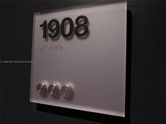 a close up of a door