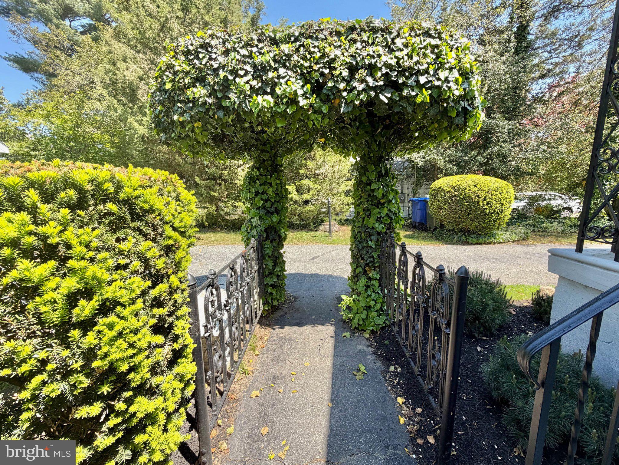 1901 Columbus Road Burlington, NJ 08016 - Photo 4 of 44 Whimsical archway of greenery
