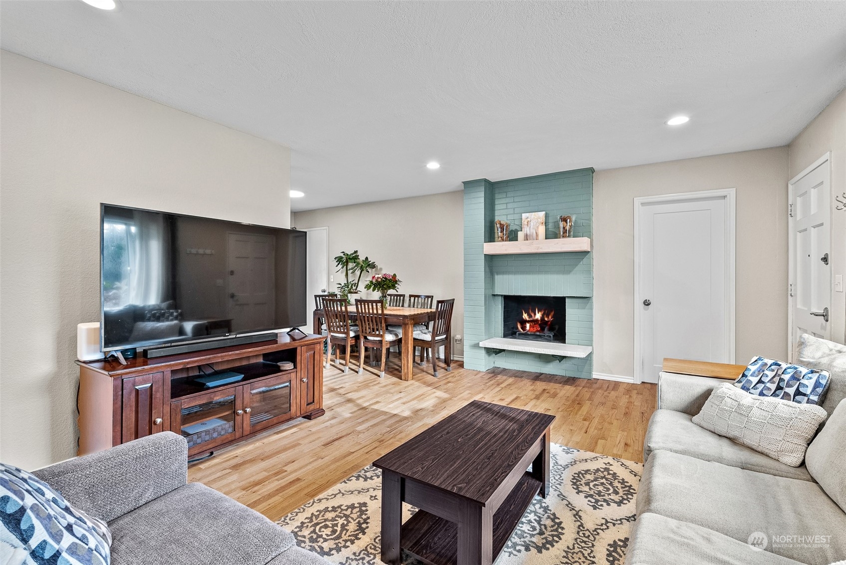2313 Maple Lane Steilacoom, WA 98388 - Photo 7 of 40 a living room with furniture and a flat screen tv