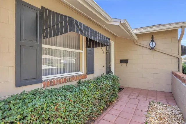 a house with a outdoor space