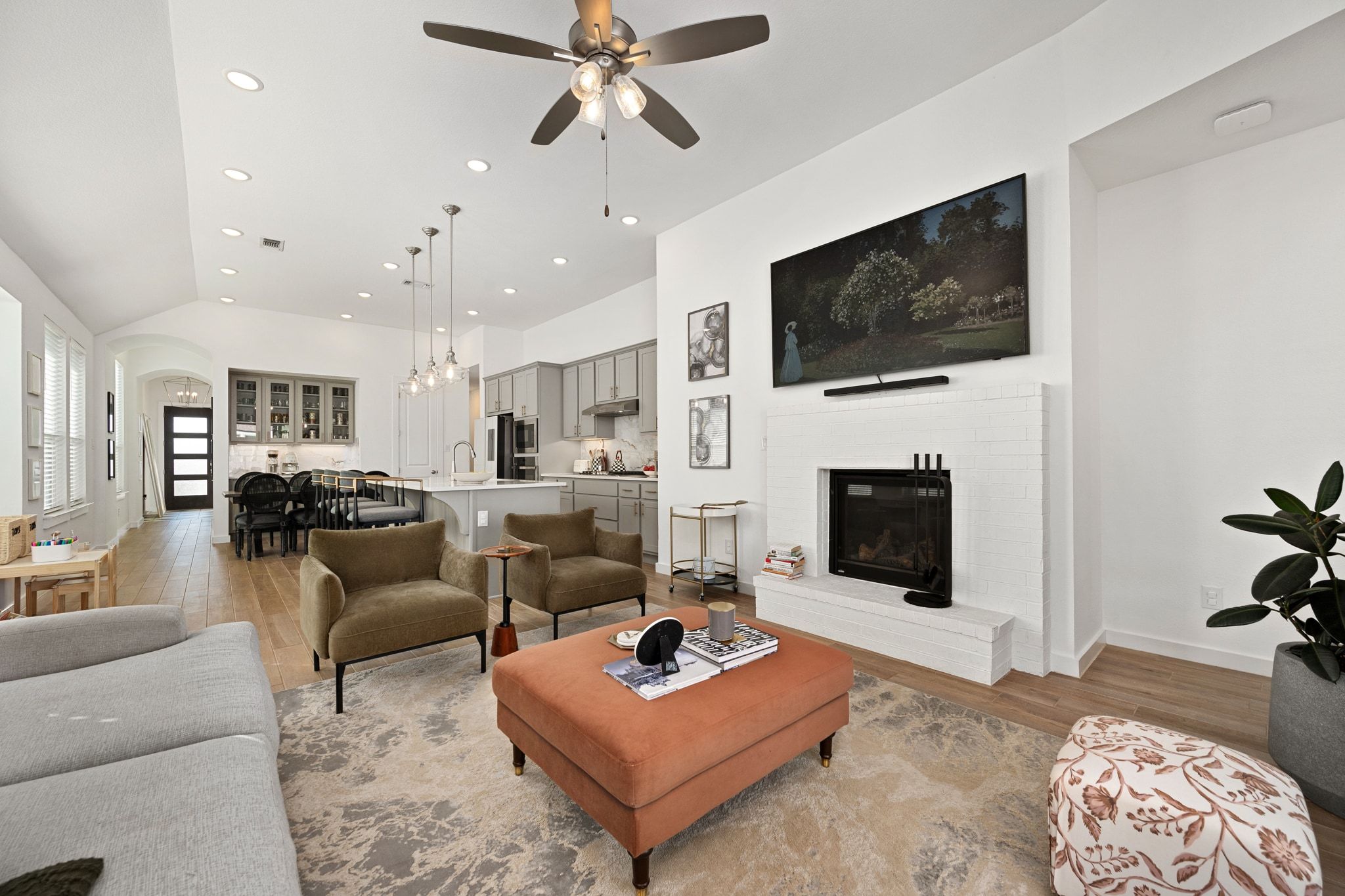 1201 Highcrest Georgetown, TX 78628 - Photo 21 of 40 Warm wood-look tile flooring carries through the home.