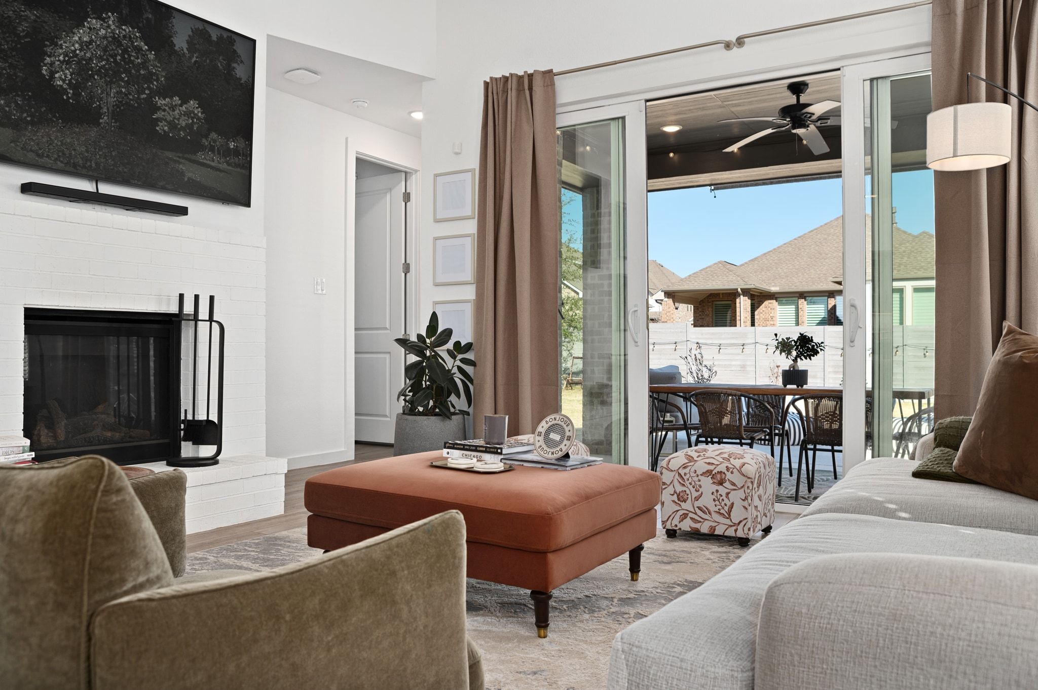 1201 Highcrest Georgetown, TX 78628 - Photo 6 of 40 The sliding glass doors seamlessly integrate indoor and outdoor living.