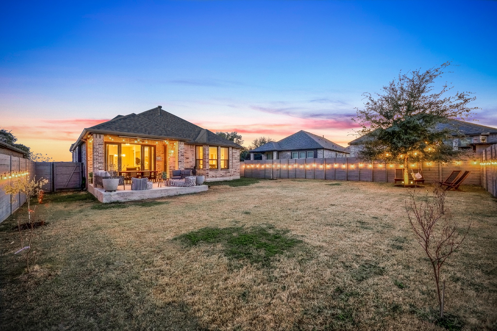 1201 Highcrest Georgetown, TX 78628 - Photo 8 of 40 The patio extension beckons for evenings spent under the stars.