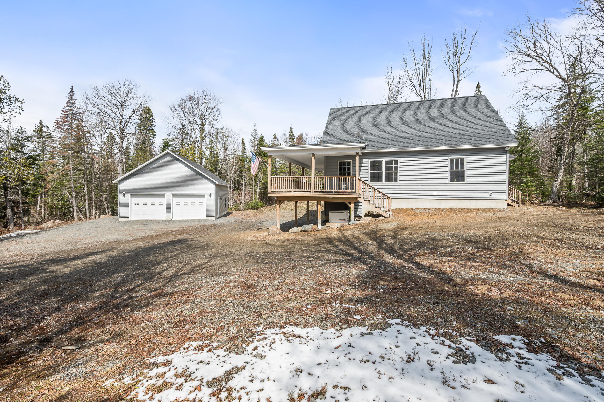 183 Camp Waya Awi Road Dallas Plt, ME 04970 - Photo 38 of 43 Home and Garage