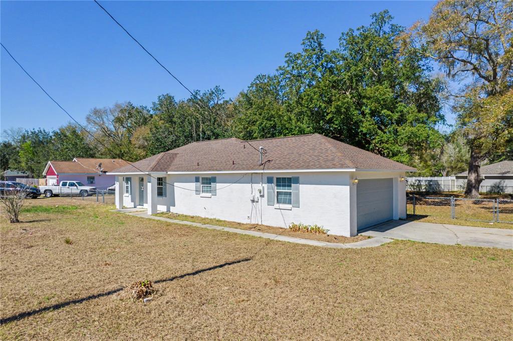 front view of house next to a road