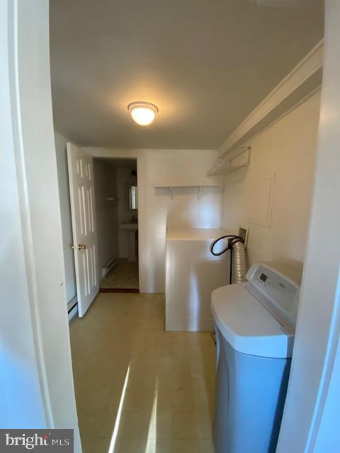 23484 Deal Island Road Deal Island, MD 21821 - Photo 18 of 25 a view of a hallway with storage space
