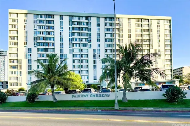 a view of a multi story building