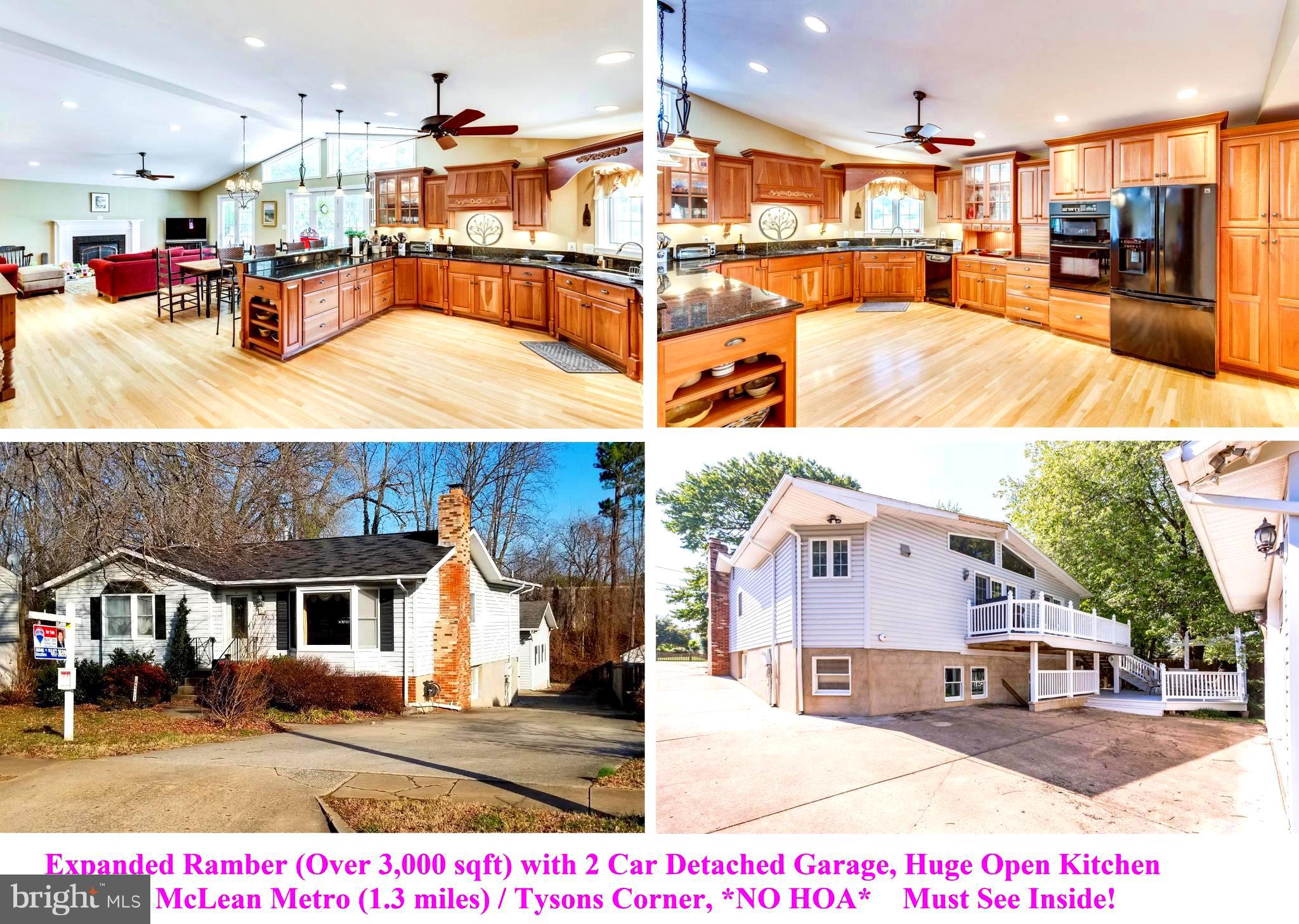 1801 Olney Road Falls Church, VA 22043 - Photo 1 of 84 Beautiful Rambler w/2 Lvl Extension, 2 Car Garage