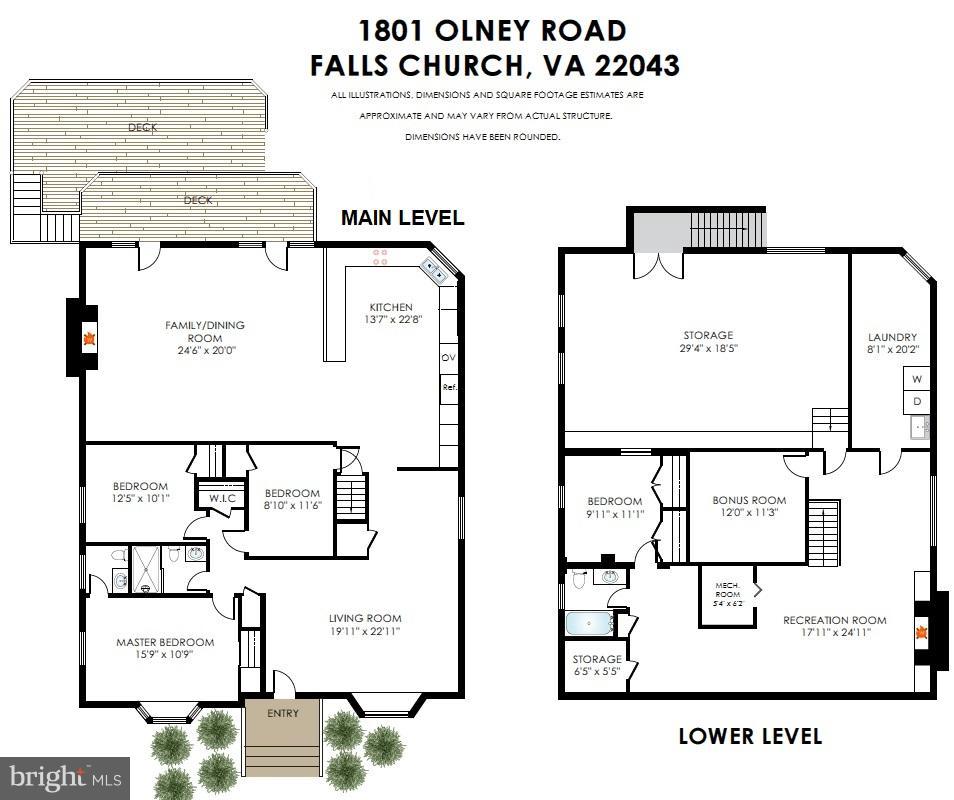 1801 Olney Road Falls Church, VA 22043 - Photo 84 of 84 Floor Plan
