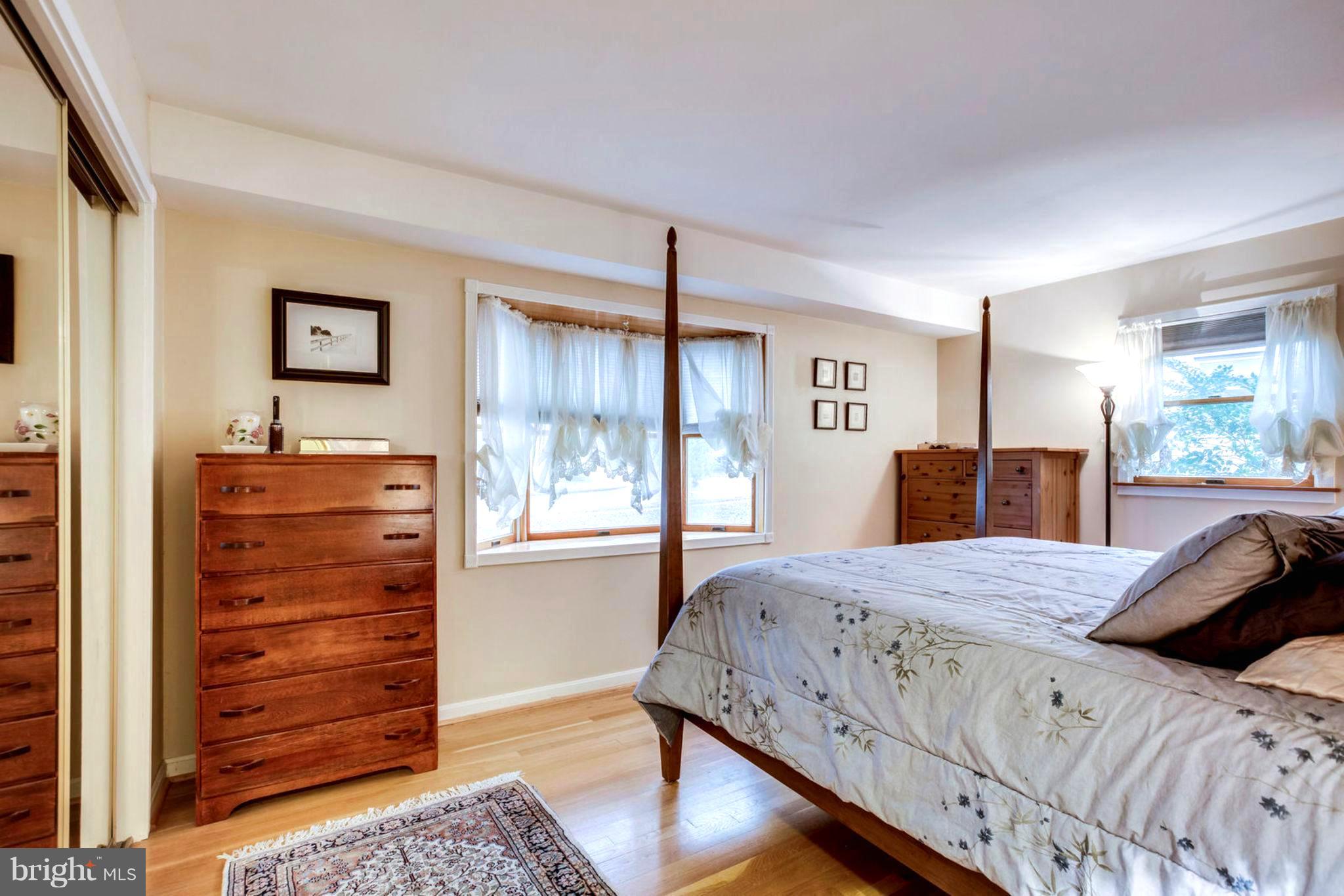 1801 Olney Road Falls Church, VA 22043 - Photo 34 of 84 Master Bedroom w/ Bay Window & Half Bath