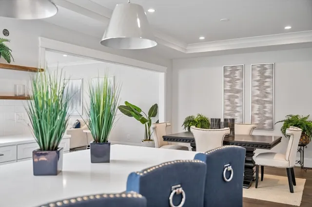 a living room with furniture potted plant and a window
