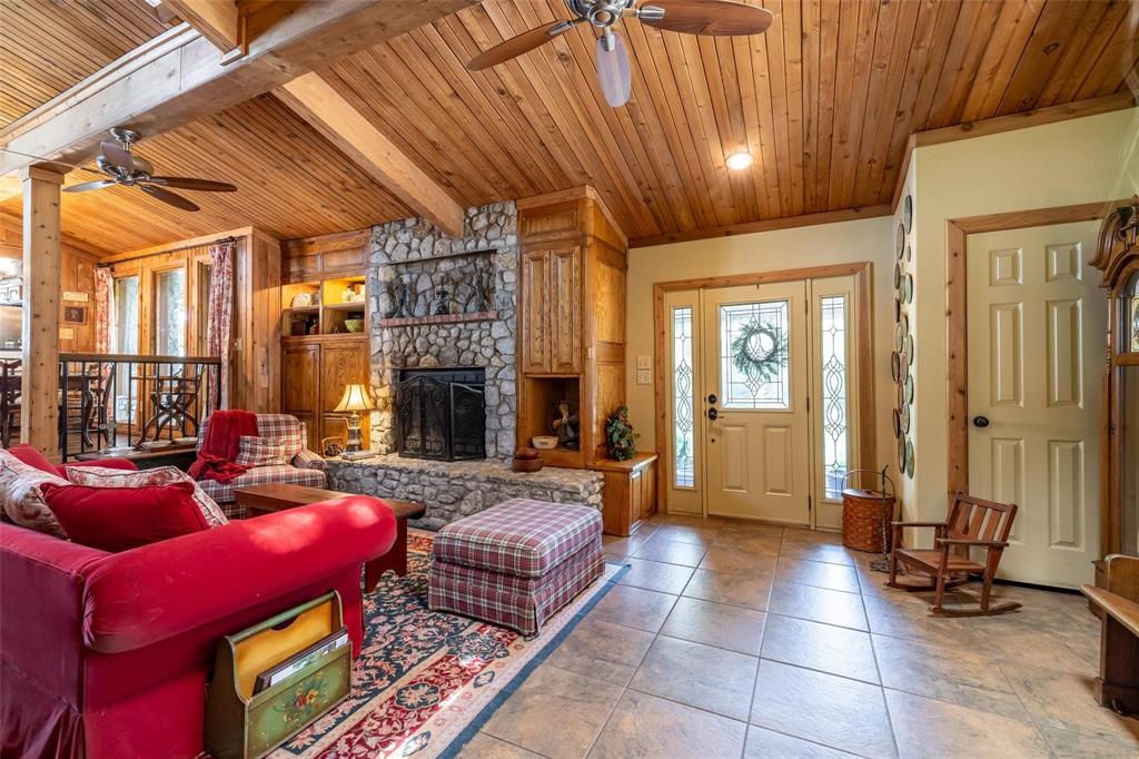 13360 Miller Road Azle, TX 76020 - Photo 6 of 19 a living room with furniture a couch and large windows