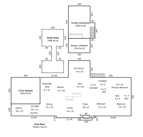 $575,000 | 401 Southway Street, Easley, SC 29640