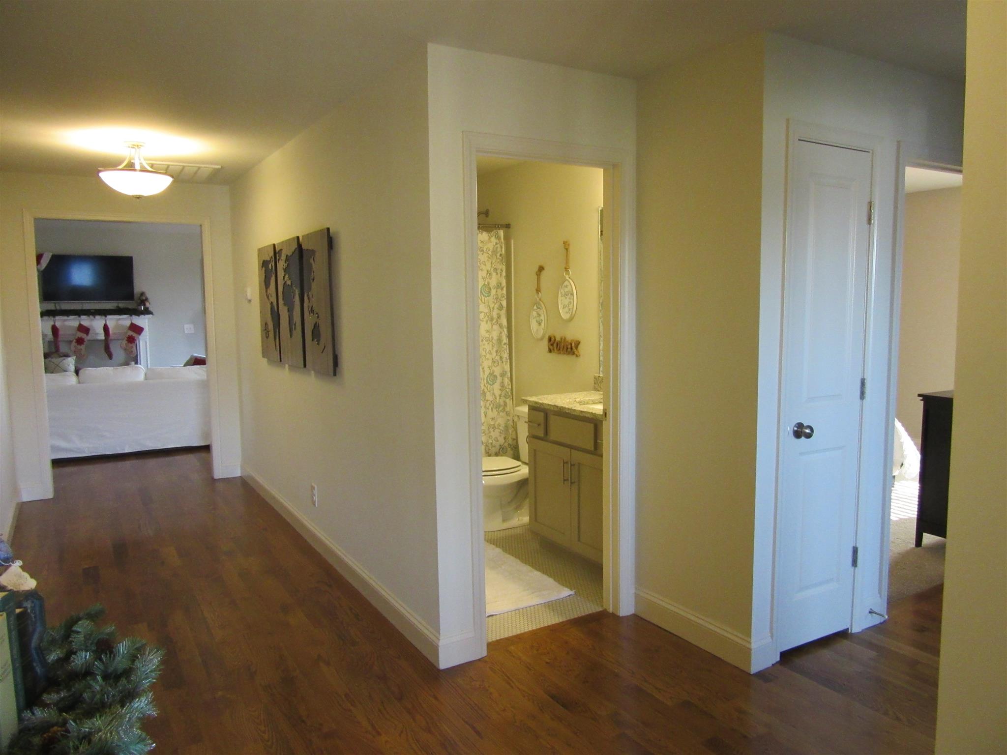 1791 Martins Chapel Church Road Springfield, TN 37172 - Photo 3 of 24 a view of a hallway with bathroom and wooden floor