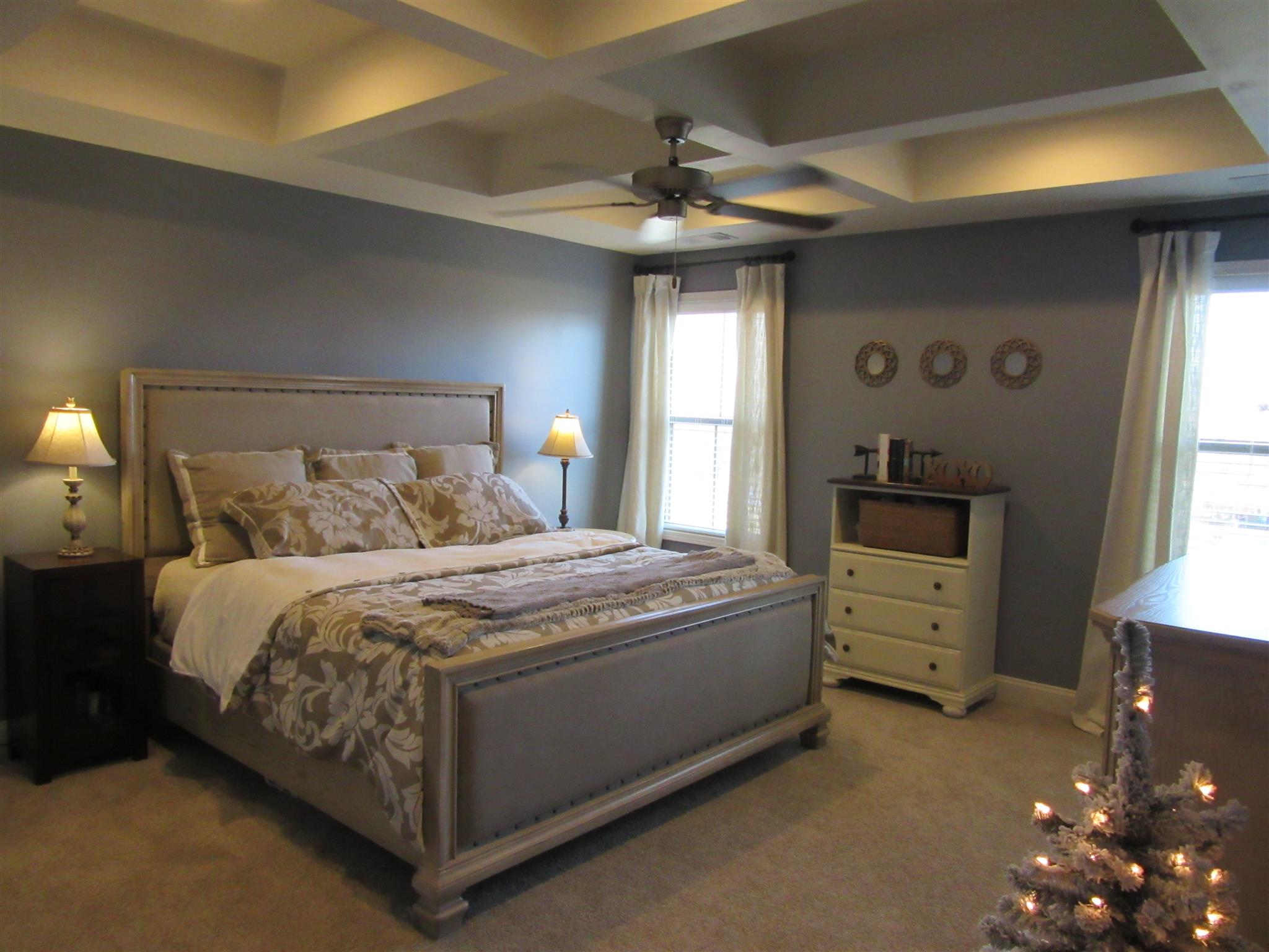 1791 Martins Chapel Church Road Springfield, TN 37172 - Photo 9 of 24 a bedroom with a bed and a chandelier