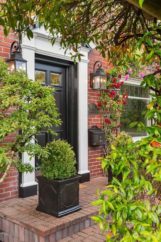 a view of a house with a garden