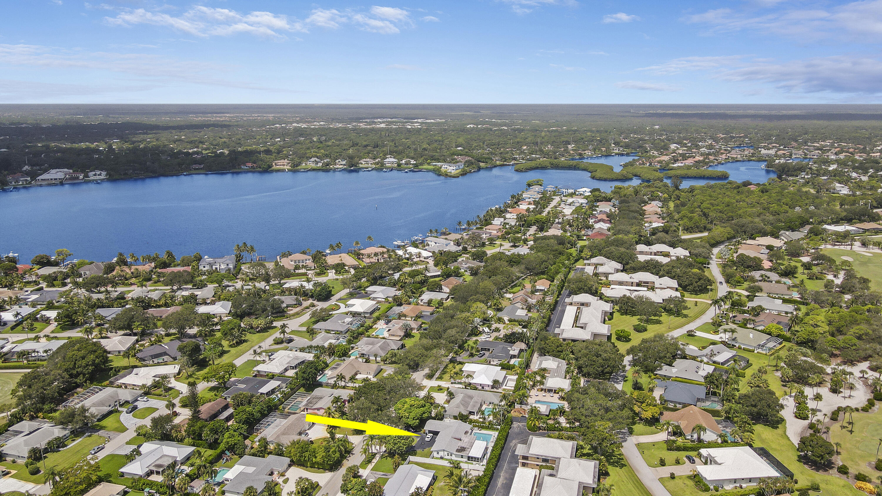 342 Country Club Drive Tequesta, FL 33469 - Photo 52 of 67 an aerial view of multiple house