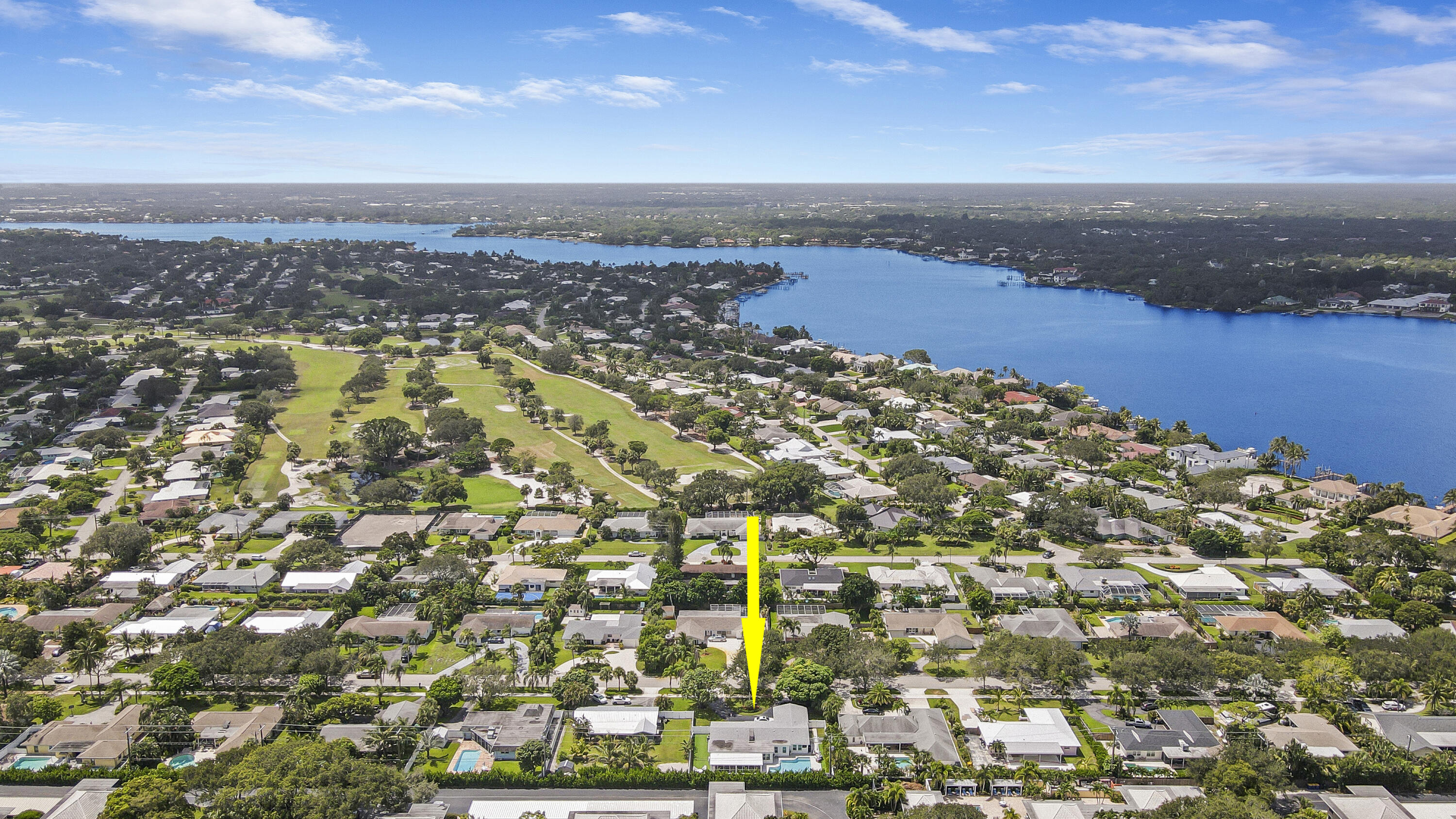 342 Country Club Drive Tequesta, FL 33469 - Photo 53 of 67 Aerial View of Home
