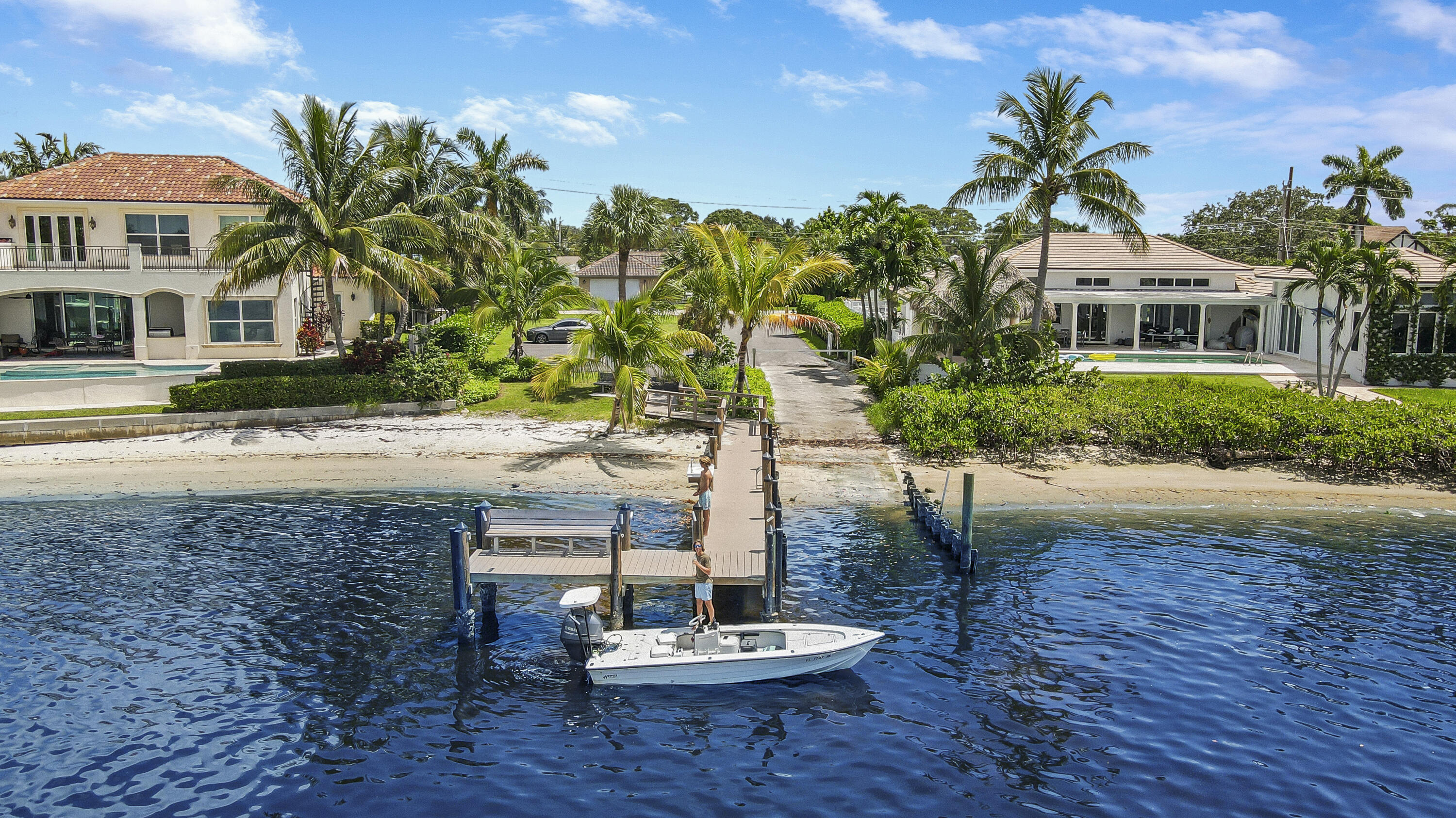 342 Country Club Drive Tequesta, FL 33469 - Photo 58 of 67 a palm tree sitting in a yard with a house