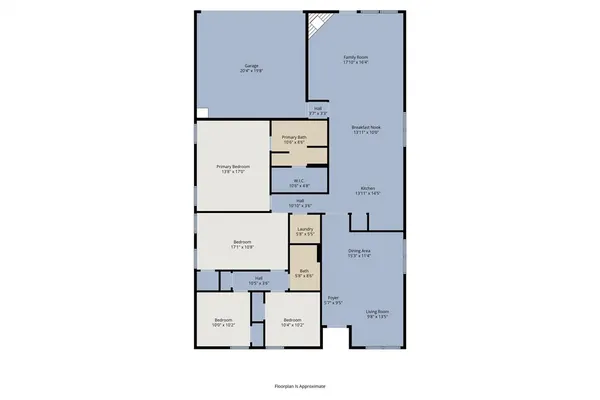a picture of a floor plan