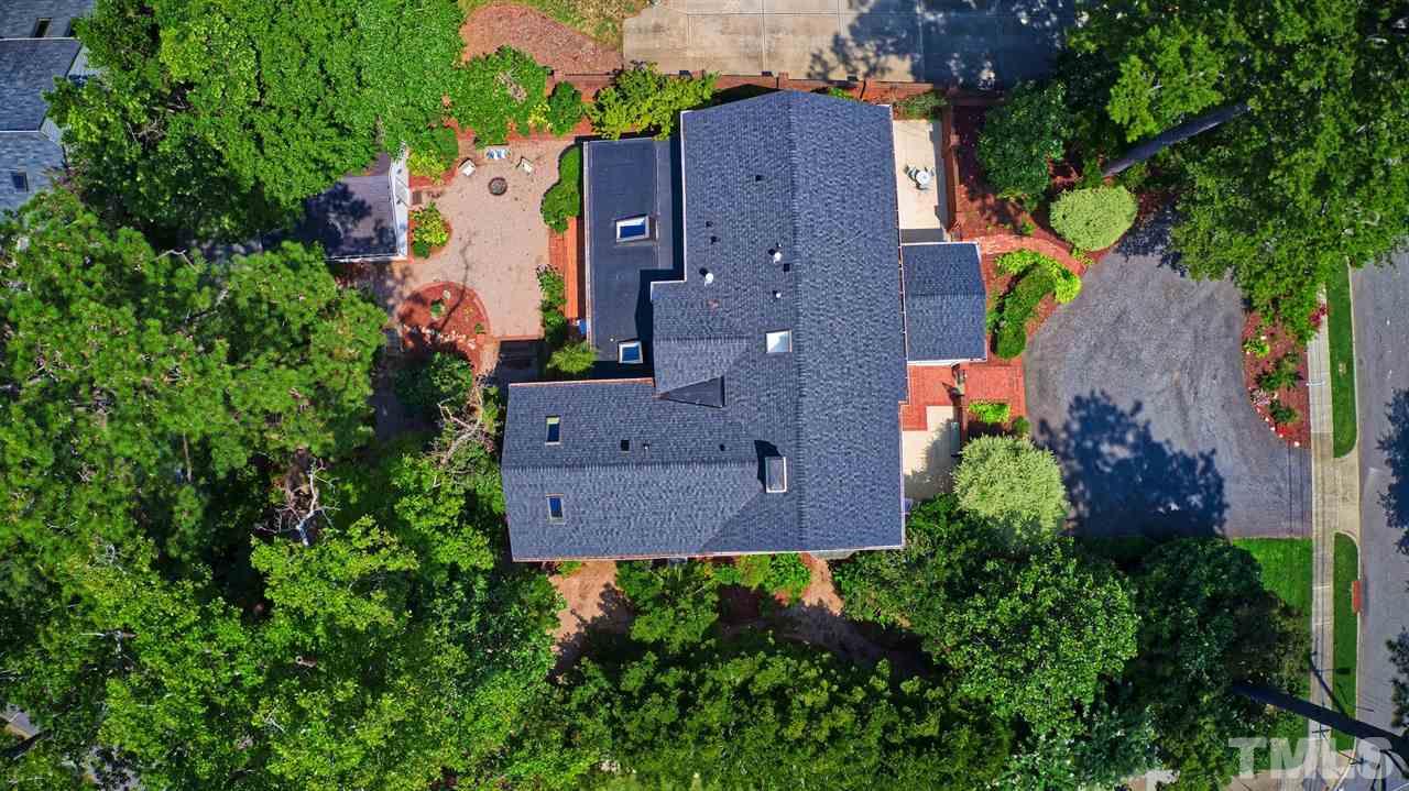 1501 St Marys Street Raleigh, NC 27608 - Photo 29 of 30 Eyes in the skies show us the grand footprint and gorgeous green privacy along the grounds.