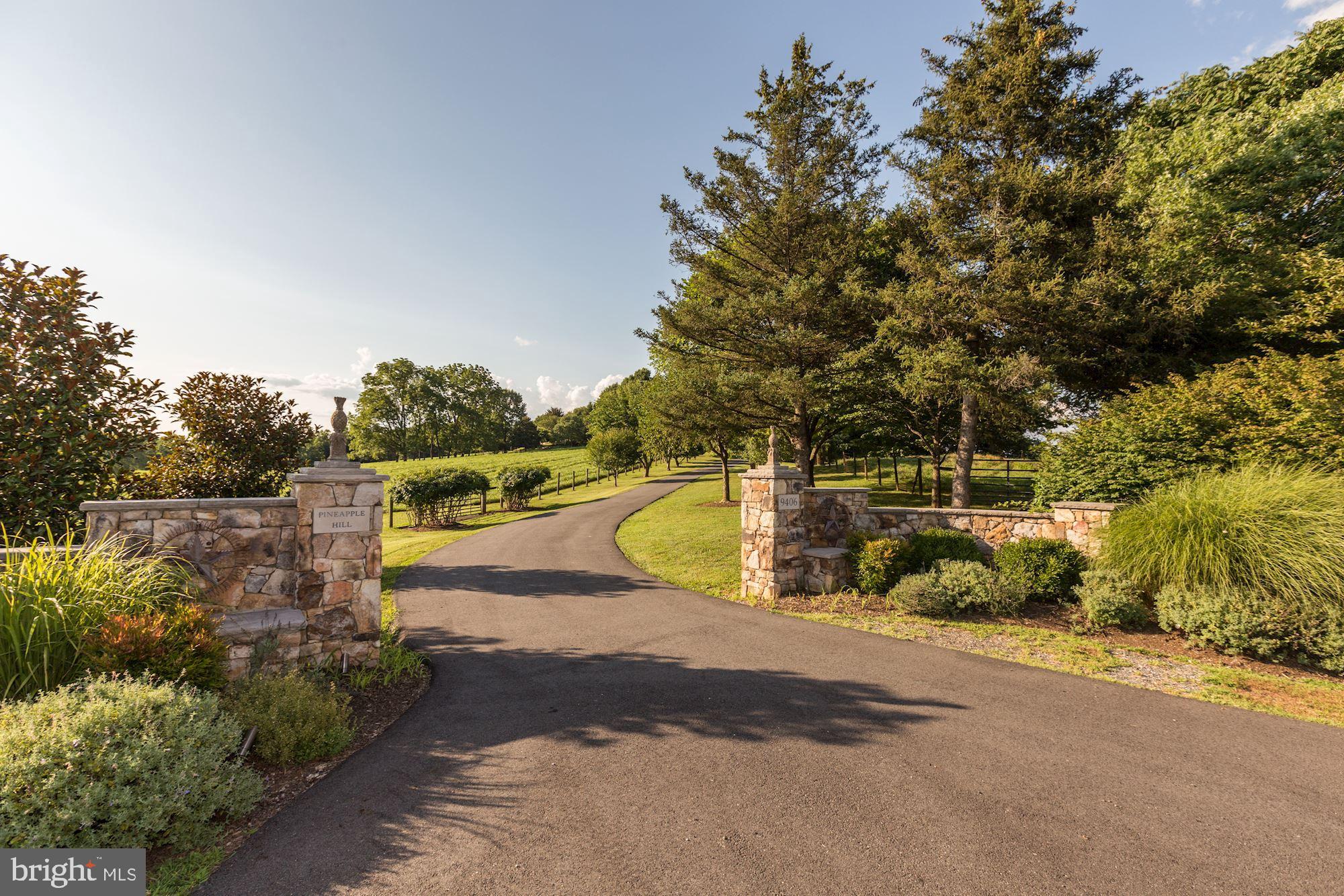 9406 Maidstone Road Delaplane, VA 20144 - Photo 3 of 86 Property Entrance - Welcome to Pineapple Hill