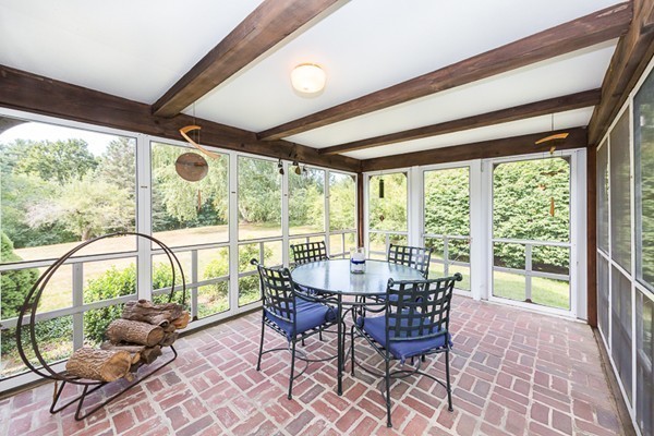131 River Road Topsfield, MA 01983 - Photo 25 of 30 a dining room with furniture and large windows