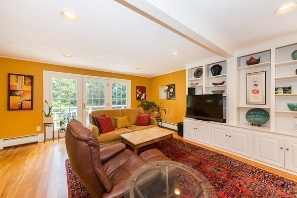 131 River Road Topsfield, MA 01983 - Photo 10 of 30 a living room with furniture and a flat screen tv