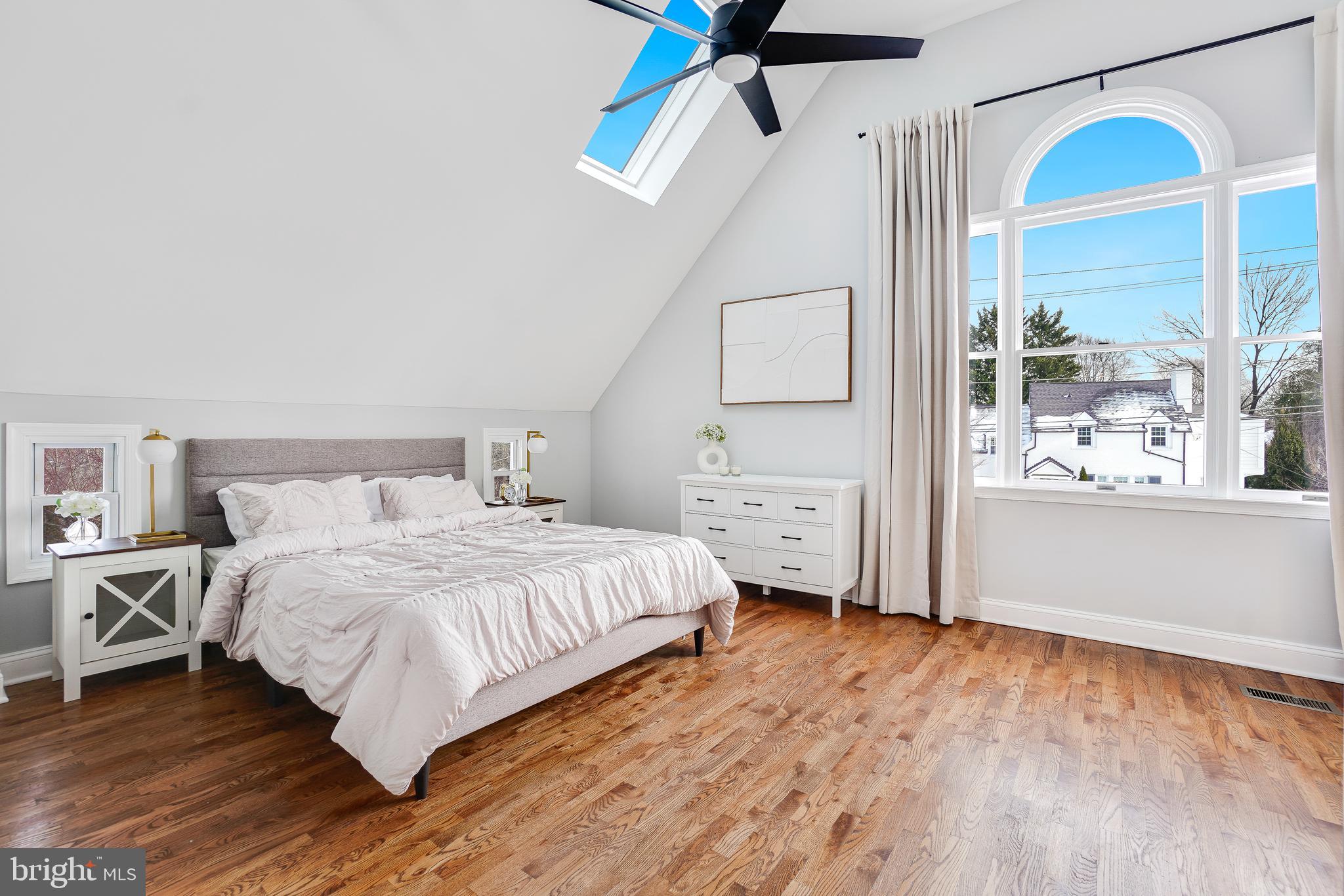 613 Pershing Drive Silver Spring, MD 20910 - Photo 16 of 43 Primary Bedroom Suite with Soaring Ceilings