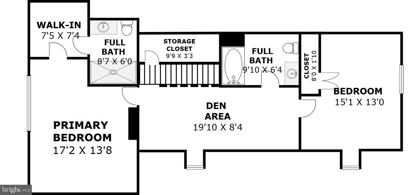 613 Pershing Drive Silver Spring, MD 20910 - Photo 42 of 43 Upper Level Floor Plan