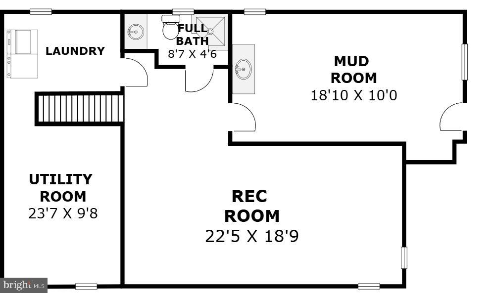 613 Pershing Drive Silver Spring, MD 20910 - Photo 43 of 43 Lower Level Floor Plan