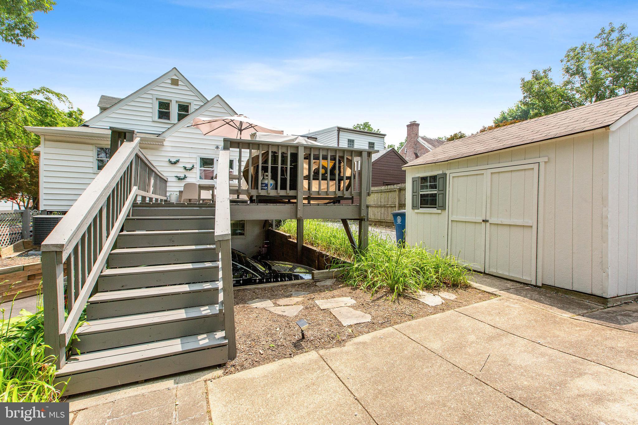 613 Pershing Drive Silver Spring, MD 20910 - Photo 30 of 43 Nice Patio off the Deck