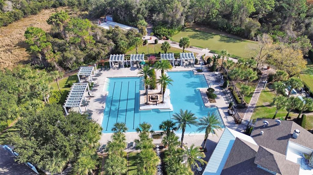 308 Locksley Court Deland, FL 32724 - Photo 49 of 56 an aerial view of a house with outdoor space and street view