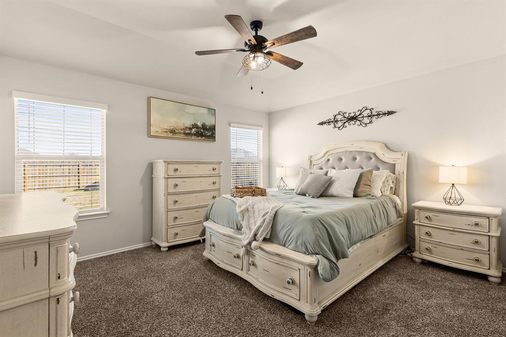 7209 Canadian Drive China Spring, TX 76633 - Photo 24 of 37 a spacious bedroom with a bed and a window