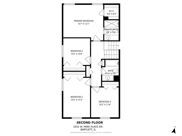 $465,000 | 1032 West Park Pl Drive, Bartlett, IL 60103
