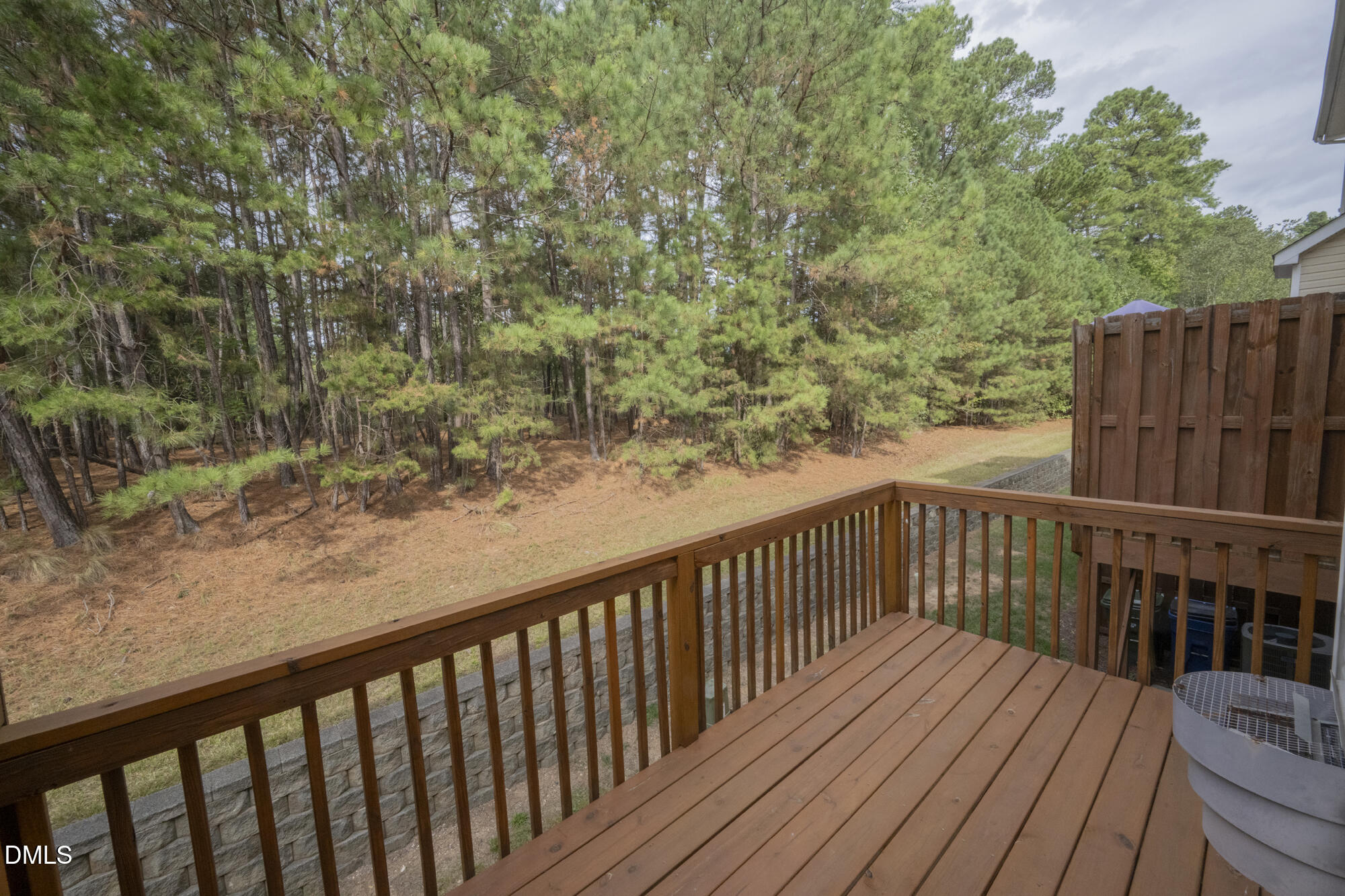 3123 Winding Waters Way Raleigh, NC 27614 - Photo 25 of 57 a balcony with wooden floor and fence
