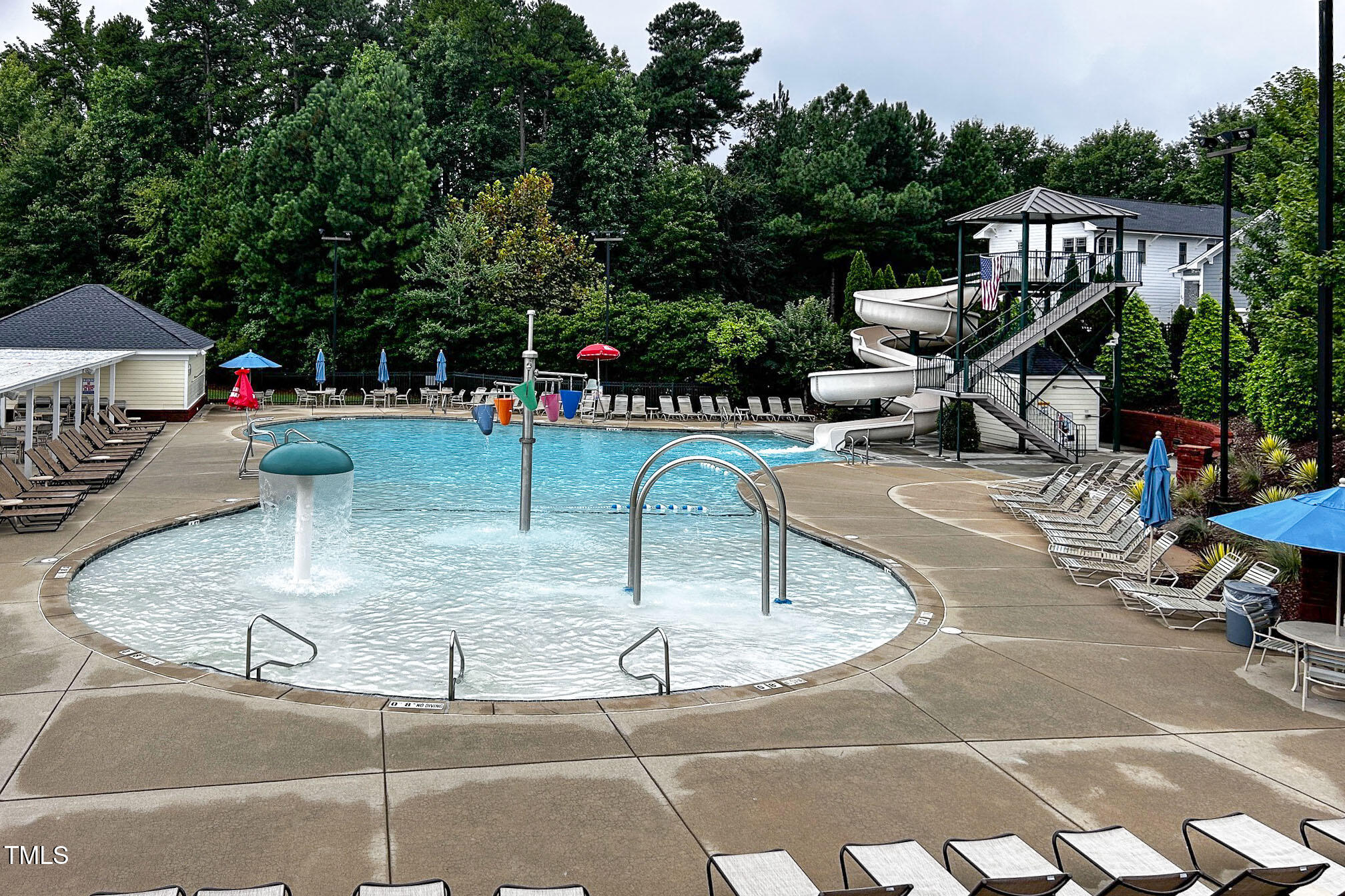 3123 Winding Waters Way Raleigh, NC 27614 - Photo 50 of 57 a view of a backyard with sitting area