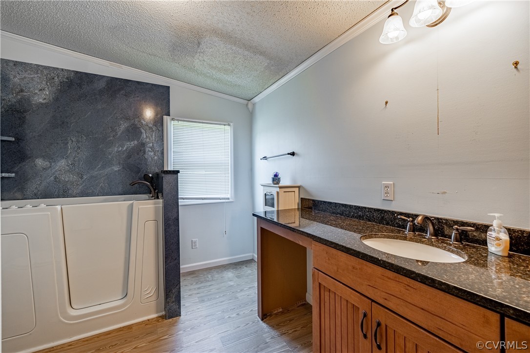382 Fairview Road Blackstone, VA 23824 - Photo 22 of 32 a kitchen with granite countertop a sink and a refrigerator