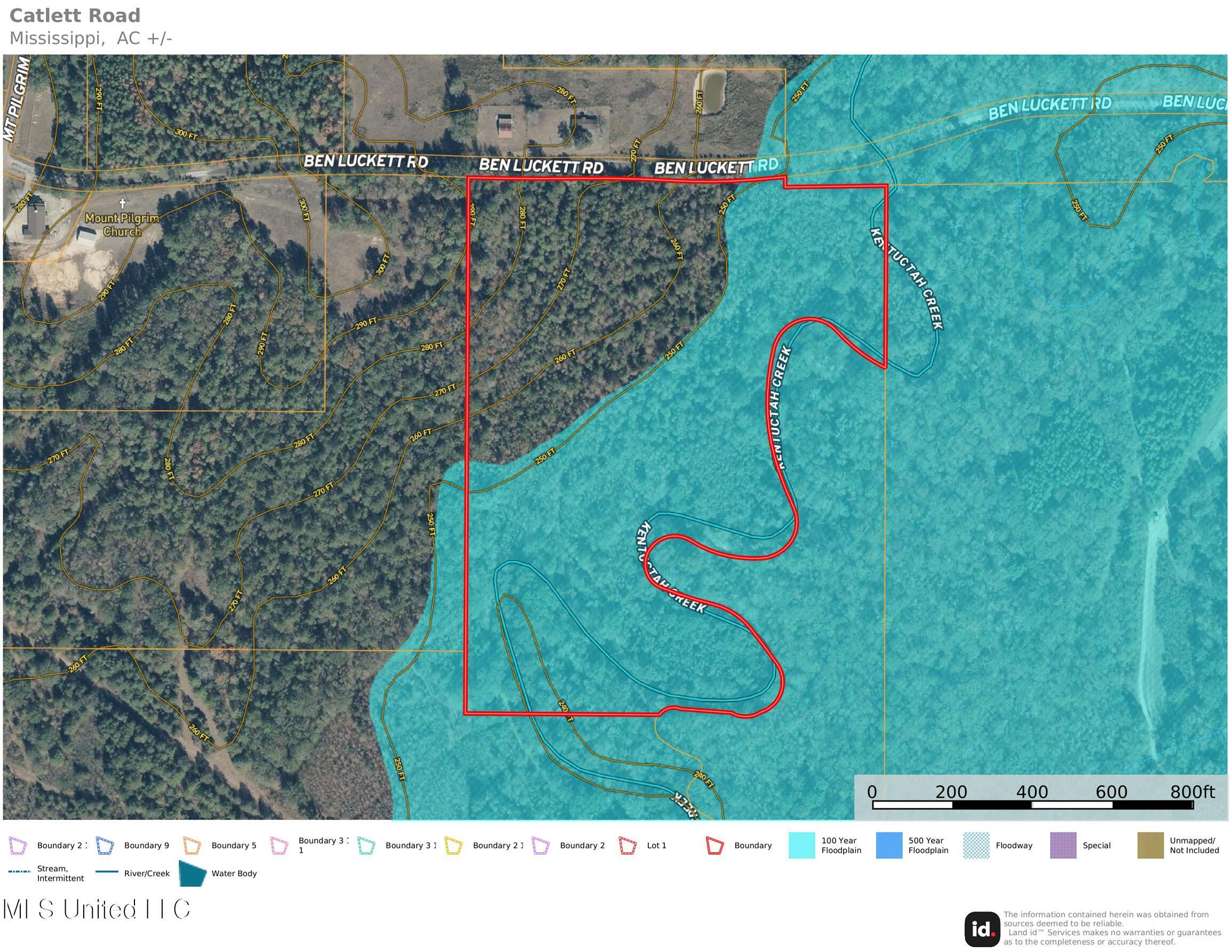 0 Ben Luckett Road Camden, MS 39045 - Photo 15 of 16 Flood