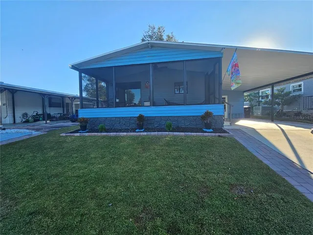 a view of a house with a swimming pool
