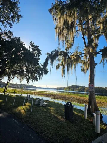 a view of an outdoor space and lake view