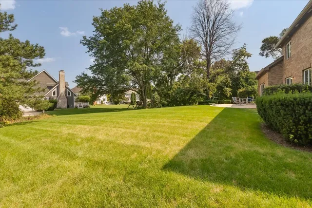 a view of an outdoor space and a yard
