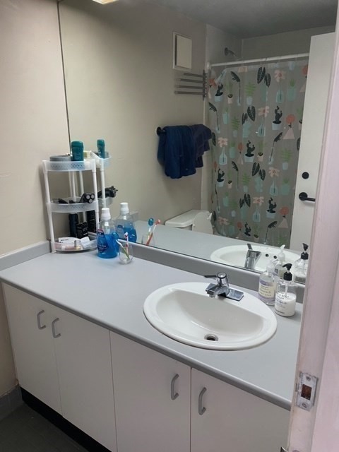 61 Brookline Avenue, Unit 419 Boston, MA 02215 - Photo 5 of 9 a bathroom with a sink and a mirror
