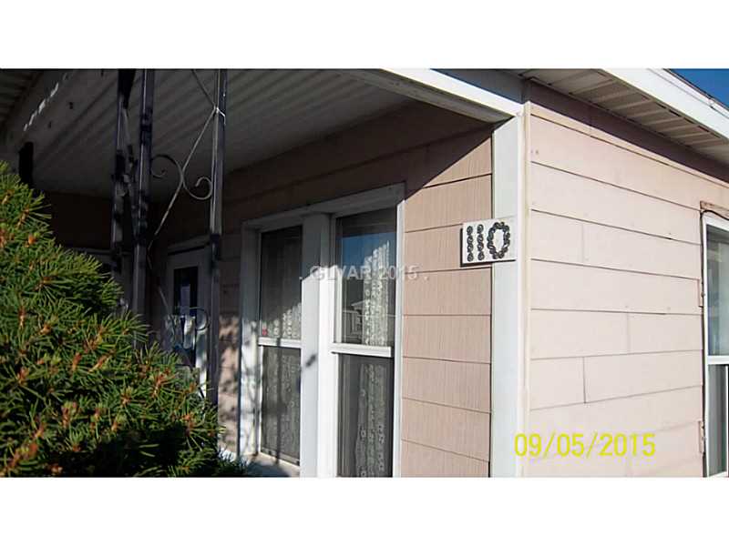 110 Tennille Street Caliente, NV 89008 - Photo 18 of 27 Property Photo. Front Porch