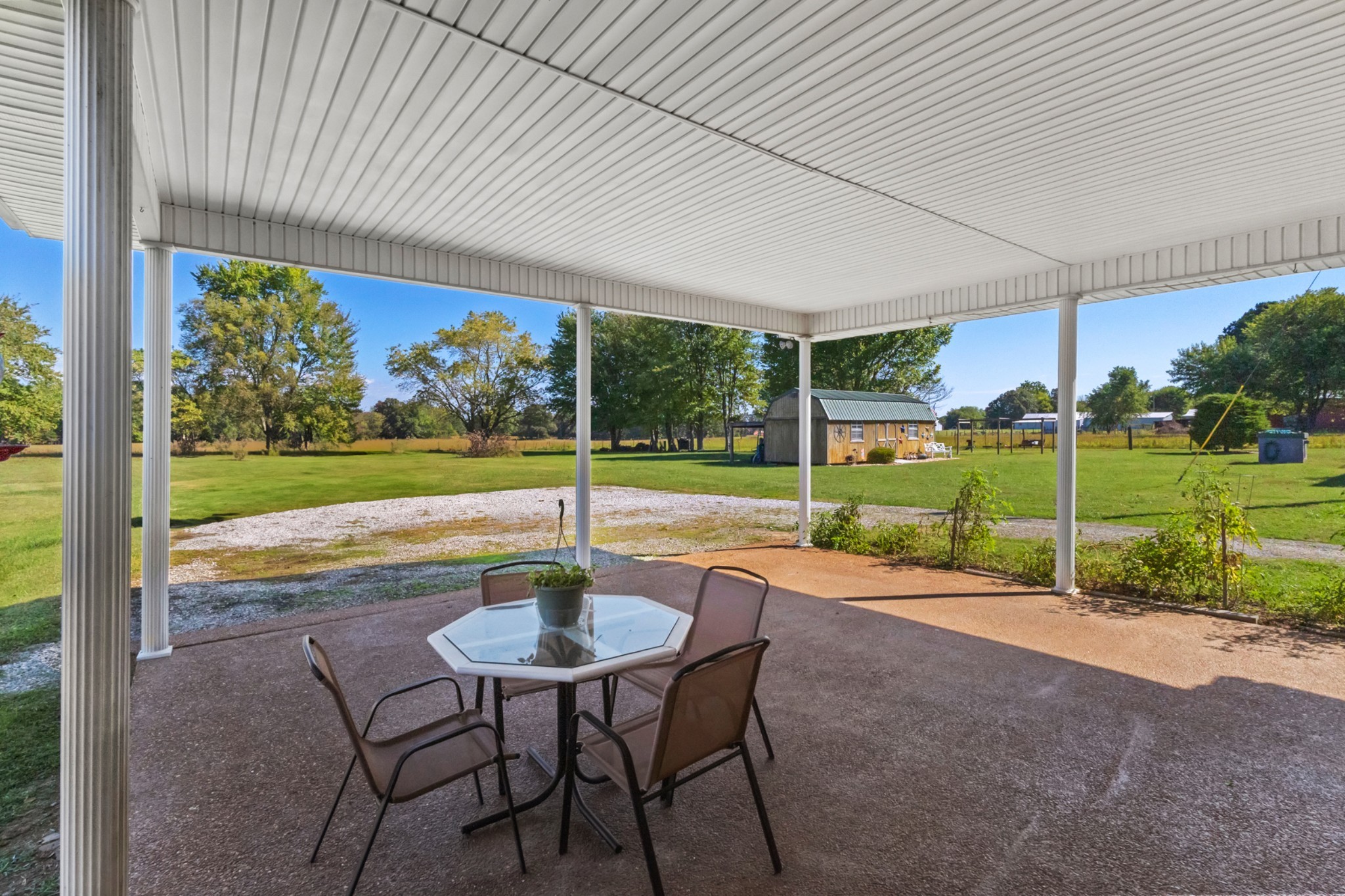 2487 Highway 52 West Portland, TN 37148 - Photo 30 of 49 a view of a porch with furniture and garden