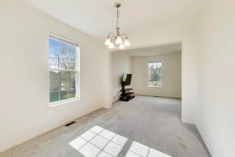 a view of a livingroom with a window