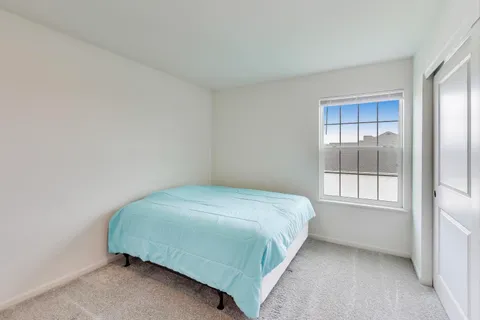 a view of a room with an empty space