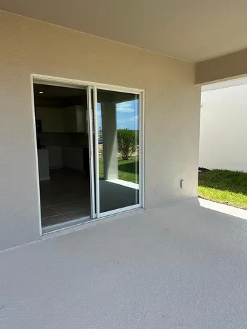 a view of a entryway door of the house