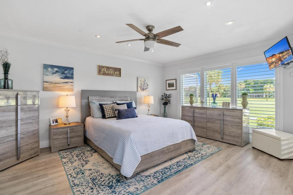 17082 Boca Club Boulevard, Unit 6 Boca Raton, FL 33487 - Photo 21 of 54 Main Floor Master Bedroom